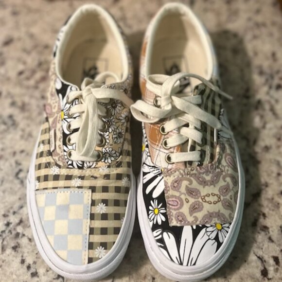 Van Era Meadow Patchwork Sneakers - Picture 2 of 6